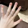 Contas de Vidro Aurora Francesa Sonhadoras e Suaves Olho de Gato Curto Ins Manicure Artesanal Unhas Vestíveis Disponível para Atacado