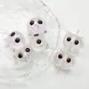 Cabeza de Gato Linda y Adorable de Ojos Grandes Cuentas Sueltas Cuentas de Búho Material Acrílico DIY Pulsera Cadena de Teléfono Cuentas