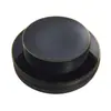 Prato de plástico descartável dourado preto para Western prato de bife Western disco de bife cross-border comércio exterior talheres atividade de banquete suprimentos