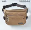 Bolsa de Cintura em Lona para Homens, Multifuncional, Grande Capacidade, Adequada para Trabalho, Obra, Uso Empresarial, Carteira, Feminina Resistente ao Desgaste, Impermeável, Bolsa de Caixa