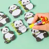 Notas Adhesivas con Forma de Panda Alienígena para Estudiantes, Lindas y Estéticamente Agradables, Papel Adhesivo para Notas para Diario, Notas de Mensajes y Notas Adhesivas Reutilizables