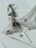 Roupas femininas europeias e americanas comércio exterior transfronteiriço estilo simples jaqueta com zíper e gola alta inspirada no Japão