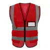 Chaleco Reflectante con Texto Impreso para Sitios de Construcción, Ropa de Trabajo de Seguridad, Tiras Reflectantes Protectoras, Chaleco Reflectante