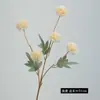Amazon Color Otoñal Flor Artificial Crisantemo Bola de Diente de León de 5 Cabezas Decoración para el Hogar Mesa de Comedor Entrada Arreglo de Boda Flor Artificial