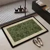 Alfombrilla de Suelo de Barro Diatomeas con Patrón de Flor de Viento Usada para Baño Inodoro Absorción de Agua Secado Rápido Antideslizante Almohadilla para Pies Resistente a la Suciedad Fácil de Limpiar Felpudo