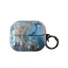 Funda para Auriculares Samsung Galaxy Buds3Pro Caricatura Flor Pintura al Óleo Carcasa Buds3Fe Bluetooth Cubierta Protectora