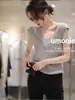 Colete de Tricô de Lã para Mulheres, Top Soltinho com Gola U, Colete Simples, Camada Interna Solta, Emagrecedor e Versátil, 25 Novos Estilos de Verão