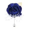 Set de 6 Piezas de Suministro Transfronterizo Europeo y Americano Novio y Novia Boda Hoja de Oro con Cuentas Muñequera y Ramillete Fabricante Venta al por Mayor Stock Disponible
