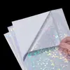 Venta Caliente de Comercio Exterior en stock A4 Vinilo Transparente Impermeable Secado Rápido Adhesivo Impresión Pegatina Papel para Impresión Inkjet Láser