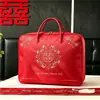 Bolsa de embalaje de tela no tejida para colcha de boda, bolsa de embalaje de boda portátil, bolsa de almacenamiento de gran capacidad para colchas y ropa de boda