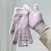 Guantes Cálidos de Invierno para Mujer, a Prueba de Frío, Compatibles con Pantalla Táctil, Guantes de Felpa para Ciclismo, Guantes Gruesos Lindos para Ciclismo para Hombre