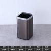 Cubo de basura de acero inoxidable para el hogar Habitación de hotel Baño Ktv Papelera Aro de presión Metálico Envío gratis Cilindro grande