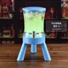 Barril de Cerveza Brillante de 3 Litros de Moda con Grifo, Torre de Cerveza, Cubo de Hielo, Cubo para Refrescos, Cubo para Cerveza de Barril para Bares y KTVs