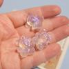 Pendente Coração Azul Transparente com Glitter Borboleta Urso Primavera Verão Fofo Feito à Mão Contas Ins Estilo Popular Mesmo Estilo Contas Soltas DIY