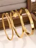 Pulsera Combinada de Acero Inoxidable Flor de Cuatro Hojas Popular de Shein Transfronteriza Moda Incrustaciones de Diamantes Stock Listo Recubrimiento al Vacío de Oro de 18K