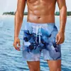 Pantalones Cortos de Playa Casuales de Moda para Hombre con Estampado Digital de Verano 2022 para Nadar, Surfear, Pantalones de Cinco Puntos Ligeros, Transpirables, de Secado Rápido