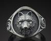 Serie de Anillos de Hombre de Moda Chenrui Wish Cabeza de Lobo Dominante Anillo Elegante Retro Antiguo Transfronterizo Venta Directa de Fábrica