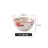 Louça de Mesa Chinesa de Cerâmica Dupla Felicidade Vintage Restaurante Balcão Louça Loja de Hot Pot Restaurante Hunan Tigela Prato de Osso