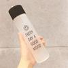 Vaso de Agua de Vidrio Personalizado Verano Vaso Sencillo y Fresco de Aspecto Elevado Vidrio Transparente Esmerilado con Carita Sonriente Vaso de Agua Portátil