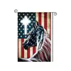 Bandera de Jardín del 250 Aniversario de Estados Unidos Transfronteriza Decoración para Fiesta Festiva Colgante para Patio Exterior