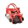 Máquina recicladora de film stretch para residuos impulsada por tractor, máquina recicladora de paja y film de acolchado, máquina recolectora y recicladora de film residual de tierras de cultivo y film de invernadero