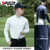 Pgm Ropa de Golf para Hombre Camiseta Interior Térmica Cálida y Cómoda Cuello Alto Pequeño Estilo Deportivo para Eventos Top Deportivo de Alta Elasticidad