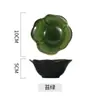 Cuenco de Flores Cerámico, Vajilla para Fondue de Nueve Compartimentos, Cuenco Cerámico para Snacks Horneado en Horno, Cuenco para Salsa para Dipear, Cuenco para Mascarilla Facial, Vajilla Cerámica