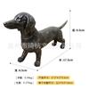 Cross-border Hot Imitação Cobre Dog Ornaments Home Indoor Desktop Greyhound Dachshund Springer Hound Ornamentos Pequenos Decorativos