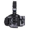 Entrenamiento Deportivo al Aire Libre Fijación de Pierna Bolsa para Pistola Camuflaje para Fan Militar Funda Táctica Funda de Extracción Rápida Funda Combinada Tornado