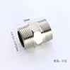 Conector de 4 Vias com Rosca Interna e Externa, T Rosqueado Direto, Redutor de 6 Pontos para 4 Pontos, Conexões Hidráulicas para Tubo de Água de 4 Pontos