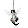 Gato y Perro de Globo Coloridos Decoración Animal Colgante para Espejo Retrovisor de Coche Colgante Plano Llavero de Mochila Accesorios Colgante