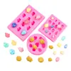 Molde de Silicona para Epoxy de Cristal Ske Anillo Colgante Molde para Colgante de Arete DIY Molde Redondo de 6 Cavidades para Hacer Pastel
