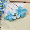 Horquilla de Flores Degradadas para Mujer Flequillo Lateral Pinza de Pico de Pato Tiara Dulce Linda Clip para Cabello Roto Horquilla