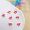Novos Acessórios para Nail Art de Resina Gravata Borboleta Acessórios de Unha DIY Brincos Capa de Celular Acessórios de Unha Vestíveis