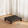 Estante para Flores de Pie para Sala de Estar Estante de Almacenamiento Móvil Bandeja Estante para Flores Subestructura Soporte de Rueda Universal Estante de Almacenamiento para Balcón