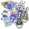 Parche de Silicona de Panda Lindo Popular para Niños de Moda Que Parpadea al Golpearlo, Parche Impermeable, Accesorio Textil Personalizado