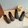 Botines de Piel para Niña 2026 Otoño Más Vendido Suela Suave Antideslizantes Botas Martin para Bebé Color Sólido Versátil Zapatos Individuales