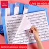 Livro de dados A4 pasta multicamadas pasta de provas pasta arquivo Pasta de música pasta de partituras de piano teste de gravidez pasta de armazenamento único atacado