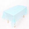 Mantel Desechable Mantel Redondo Mantel Cuadros Peva Mantel Impermeable Biodegradable Mantel de Fiesta Color Sólido Pe
