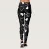 San Valentín 2024 Amor Europeo y Americano Transfronterizo Nueva Ropa de Mujer Estampado Digital Personalizado Casual Ajustado Leggings Adelgazantes