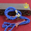 Pingente de Cobre para Tio Corda Chaveiro de Carro Cordão Estilo Tibetano Antigo Corda Trançada à Mão Produtos Semi-Acabados Atacado e Caixa de Presente