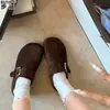 Piel Genuina Suela Suave Pies Que No Se Cansan Cobertura Total Zapatos Birkenstock Zapatos de Mujer 2026 Nuevos Sin Cordones Persona Perezosa Zapatos Individuales Mocasines