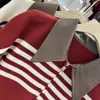 Cárdigan de Punto Exterior con Empalme de Cuello Polo para Mujer Otoño 2025 Nuevo Estilo Estilo Preppy Suéter Ajustado Chaqueta Corta Top