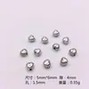 Acessórios de joias de liga DIY transfronteiriços 100 por pacote de contas soltas com contas material para pulseira colar Contas em formato de coração de prata Xizang