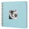 Álbum de Fotos Infantil Popular de Boda Transfronterizo Cubierta de Lino Ventana Espiral Anillo de Presión Voltear 8 Pulgadas 10 Pulgadas 12 Pulgadas Scrapbook