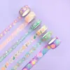 Cinta Luminosa de Unicornio Joytop Paquete de 6 Cintas Washi para Pegatinas Luminosas Creativas de Bricolaje