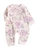 Ropa para Recién Nacido Clase A Algodón Puro Ropa de Monje para Bebé Ropa de Liebre para Bebé 0-3 Meses Ropa de Mariposa Ropa para Bebé Anyang