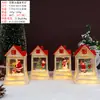 Nova Decoração de Natal Lâmpada de Vento Luminosa Caixa de Música Ornamentos Luz Noturna Criativa Luz de Vela Presentes para Amigos Venda por Atacado