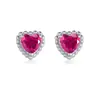 Pendientes de Plata de Ley S925 Moda Europea y Americana, Estilo Lujo Ligero, Pendientes Incrustados de Zirconia, Pendientes para Mujer con un Toque de Alta Gama, Venta al por Mayor desde el Fabricante