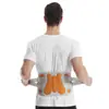 Tres tipos de tiras de soporte están diseñados con correas de compresión bidireccionales para estabilizar y envolver la columna lumbar, con un diseño de soporte suave y duro para el cinturón lumbar